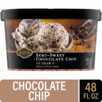 Private Selection® Semi-Sweet Chocolate Chip Ice Cream Tub 48 oz