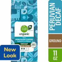 Simple Truth Organic® Decaf 100% Peruvian Medium Roast Ground Coffee 11 oz