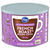Kroger® French Roast Medium-Dark Roast Ground Coffee 24 oz