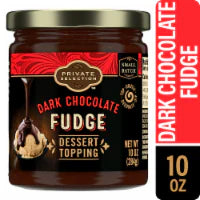 Private Selection® Dark Chocolate Fudge Dessert Topping 10 oz