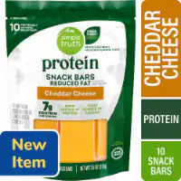 Simple Truth® Protein Reduced Fat Cheddar Snack Bars 10 ct / 0.75 oz