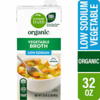 Simple Truth Organic® Low Sodium Vegetable Broth 32 oz