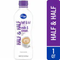 Kroger® Half and Half Quart 1 qt