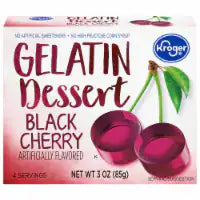 Kroger® Black Cherry Gelatin Dessert Mix 3 oz