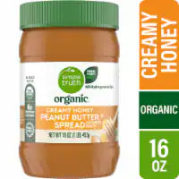 Simple Truth Organic® No Stir Creamy Honey Peanut Butter Spread 16 oz