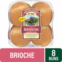 Western Hearth® Brioche Sandwich Buns 8 ct / 24 oz