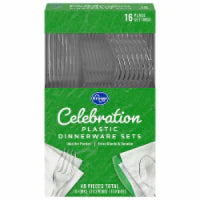 Kroger® Celebration Plastic Dinnerware Set 48 ct