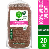 Simple Truth Organic® Thin Sliced 100% Whole Wheat Bread 20 oz