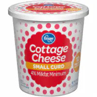 Kroger® 4% Milkfat Small Curd Cottage Cheese 24oz