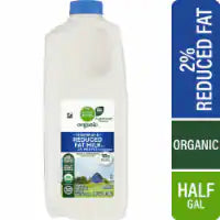 Simple Truth Organic® 2% Reduced Fat Milk Half Gallon 1/2 gal