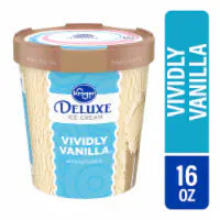 Kroger® Deluxe Vividly Vanilla Ice Cream Pint