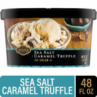 Private Selection® Sea Salt Caramel Truffle Ice Cream Tub 48 oz