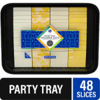 Kroger® Sharp Cheddar Swiss Colby Jack Pepper Jack Cracker Cuts Party Tray Sliced Cheese 16 oz