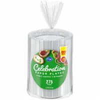 Kroger® Celebration Paper Plates BIG Deal! 275 ct / 8.5 in
