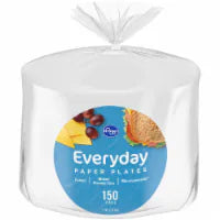 Kroger® 9-Inch Paper Plates 150 ct / 9 in