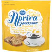 Kroger® Apriva Granulated Zero Calorie Gluten Free Sweetener with Sucralose 9.7 oz