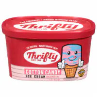 Thrifty Cotton Candy Ice Cream Tub 48 oz