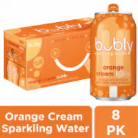 Bubly™ Orange Cream Flavored Sparkling Water Cans 8 pk / 12 fl oz