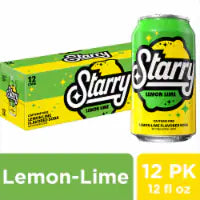 Starry™ Lemon Lime Caffeine Free Soda Cans 12 pk / 12 fl oz