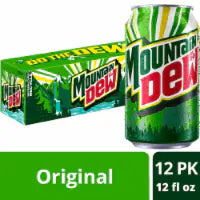 Mountain Dew® Soda Cans 12 pk / 12 fl oz