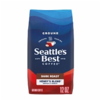 Seattle's Best Coffee Henry's Blend Dark Roast Ground Coffee NET WT 12 OZ