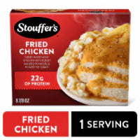 Stouffer's Fried Chicken Single Serve Frozen Chicken and Gravy Single Frozen Meals 8.875 OZ