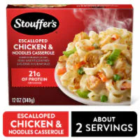 Stouffer's Escalloped Chicken & Noodles Casserole Single Serve Single Frozen Meals 12 OZ
