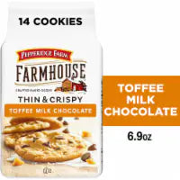Pepperidge Farm Farmhouse® Thin & Crispy Toffee Milk Chocolate Chip Cookies 6.9 oz