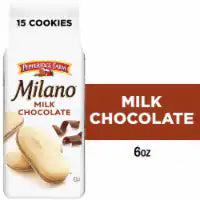 Pepperidge Farm® Milano Milk Chocolate Sandwich Cookies 6 oz