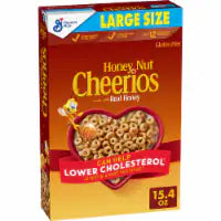 General Mills Honey Nut Cheerios Large Size Cereal 15.4oz