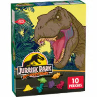 Jurassic World Gluten Free Fruit Flavored Snack Treat Pouches Kids School Snacks 10 pack