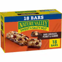 Nature Valley Sweet & Salty Nut Dark Chocolate Peanut Almond Granola bars 18 ct / 1.2 oz