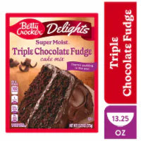 Betty Crocker™ Delights Super Moist Triple Chocolate Fudge Cake Mix 13.25 oz