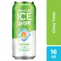 Sparkling Ice + Caffeine Citrus Twist Sparkling Water 16 fl oz