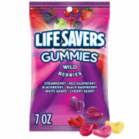 Life Savers Wild Berries Gummy Candy Bag 7 oz