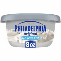 Philadelphia Reduced Fat Cream Cheese Spread 8 OZ