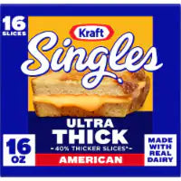 Kraft Singles American Sliced Cheese Ultra Thick