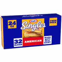 Kraft Singles American Sliced Cheese 32 CT