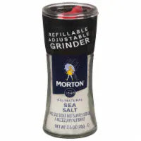 Morton® Sea Salt Refillable Grinder 2.5 oz