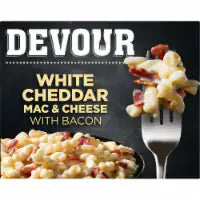 DEVOUR White Cheddar Mac & Cheese with Smoked Bacon Frozen Meal, Box 12 OZ