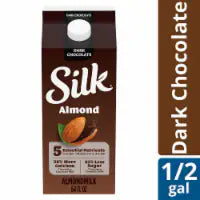 Silk Dark Chocolate Almond Milk 1/2 gal