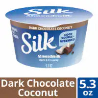 Silk Dark Chocolate Dairy Free Coconut Almond Yogurt Cup 5.3 fl oz