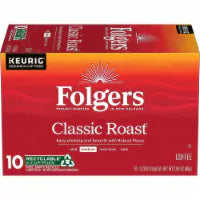 Folgers 2.80 Ounce Classic Roast 10 Count Coffee K-Cup Each
