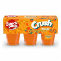 Snack Pack CRUSH Orange Flavored Juicy Gels 19.5 OZ