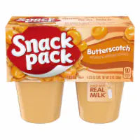 Snack Pack Butterscotch Flavored Pudding Cups 13 oz
