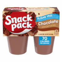 Snack Pack Zero Sugar Chocolate Pudding 3.250 OZ