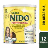 NIDO Fortificada Powdered Drink Mix - Dry Whole Milk Powder with Vitamins and Minerals 12.6 OZ