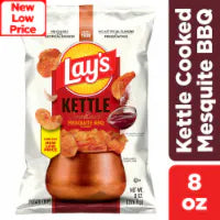 Lay's® Kettle Cooked Potato Chips Mesquite BBQ Kettle 1 pk / 8 oz