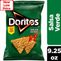 Doritos Tortilla Chips Salsa Verde Flavor 9.25 oz
