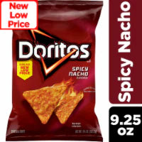 Doritos Spicy Nacho Flavored Tortilla Chips 9.25 oz